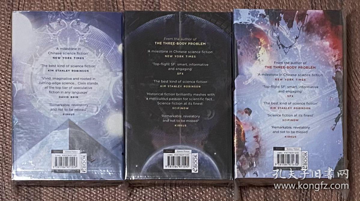 签名本 刘慈欣 地球往事 三部曲 Remembrance Of Earth S Past 英文译本 内含 三体 The Three Body Problem 黑暗森林 The Dark Forest 死神永生 Death S End 英国版初版精装 刘慈欣及译者签名 全球限量250册 三册编号皆为 孔夫子旧书网