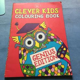 Clever Kids' Colouring Book: Genius Edition  干净无写划