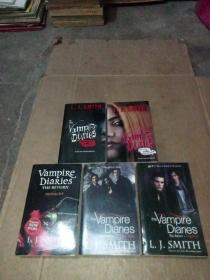 吸血鬼日记（1、2、3、4、5、6、7）【英文版，其中1、2合订一本，3、4合订一本】【共5本合售】【The Vampire Diaries】