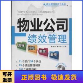 物业公司绩效管理流程指标制度表格