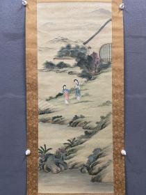 老年份佚名人物畫《西廂記》
