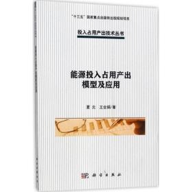 能源投入占用产出模型及应用 经济理论、法规 夏炎，王会娟 新华正版