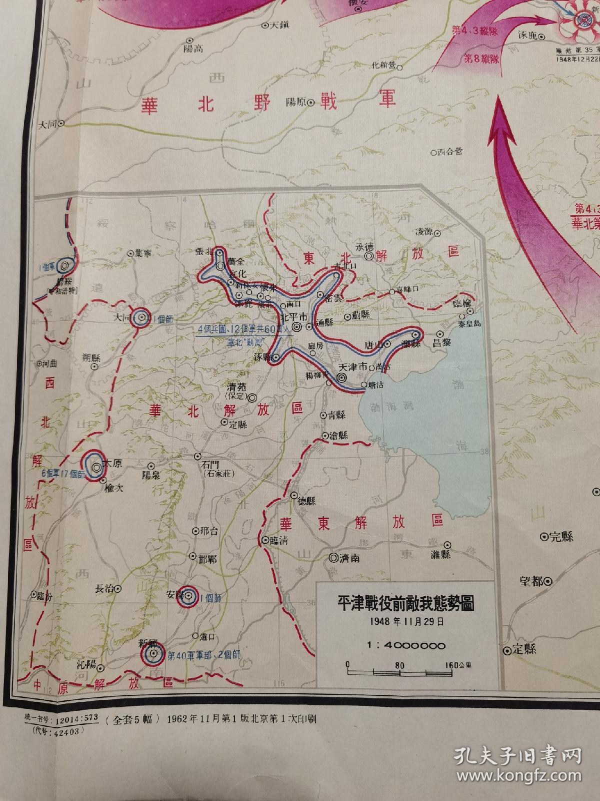 平津战役要图