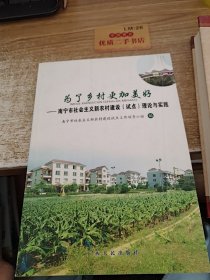 为了乡村更加美好:南宁市社会主义新农村建设(试点)理论与实践