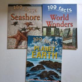 100 Facts Seashore 、World Wonders、Planet Earth （3册合售）