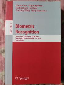 Biometric Recognition生物特征识别（英文版）