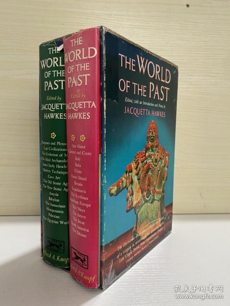 The World of the Past  (Archaeology, old Stone Age ,new Stone stage ,  Mesopotamia  and Palestine , Egypt , Asia Minor , Greece and Italy , India and China , Britain and Europe, America ) 有书衣，带书匣