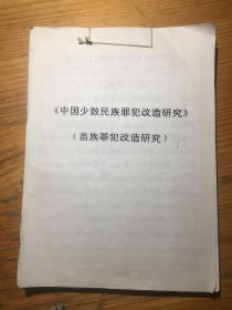 中国少数民族罪犯改造研究：苗族罪犯改造研究.........共131页完整