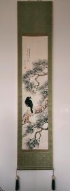 F 081号  日本南画院院长（松林桂月）纸本手绘精品花鸟