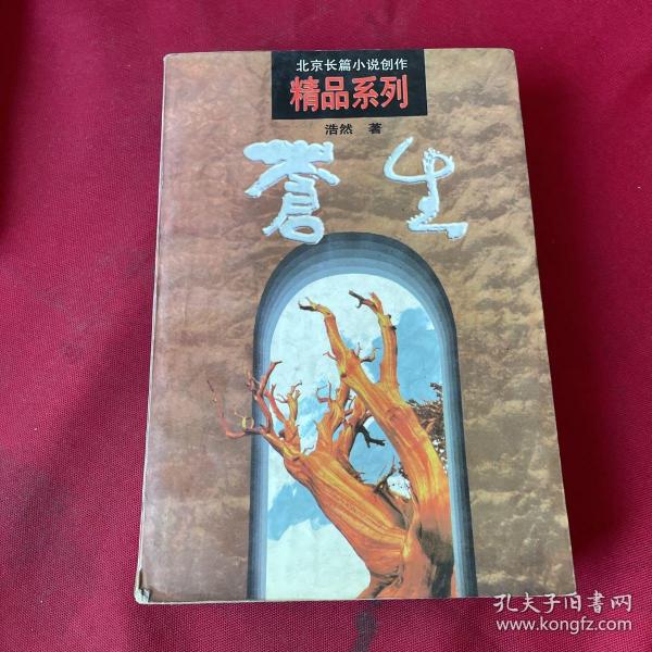 苍生(北京长篇小说创作精品系列)品相如图