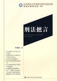 全新正版刑法摭言京师刑事法文库389787811392180