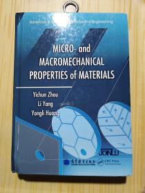 MICRO and MACROMECHANICAL PROPERTIES of MATERIALS 材料的微观和微观力学性能