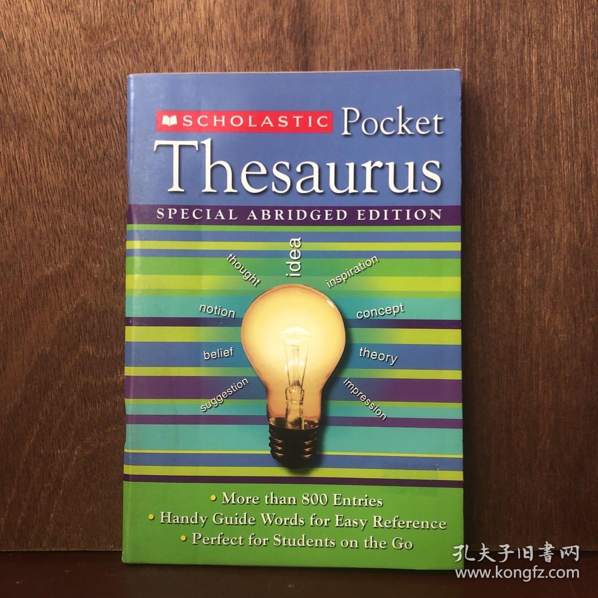 scholastic-pocket-thesaurus-special-abridged-edition