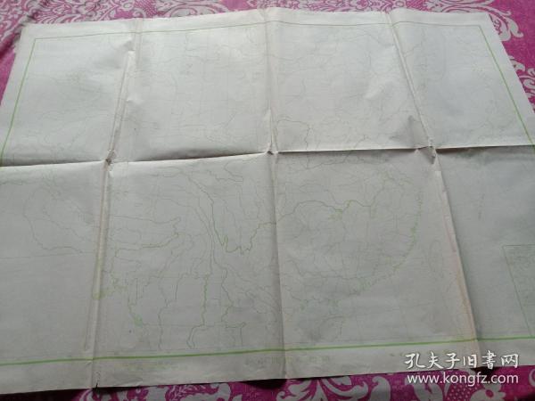 老地圖  新中國填充地圖 編號30
