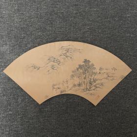 清时期 无款山水