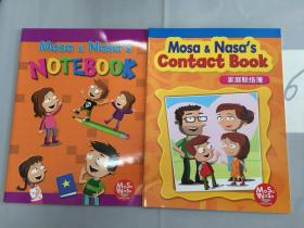 Mosa & Nasa's Contact Book家庭联络薄、Mosa & NOTEBOOK（2本合售）英文原版，详细书名见图