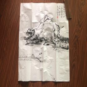 赵石国画 （43厘米x68厘米）