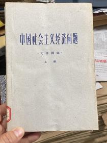 中国社会主义经济问题文件摘编 上册1册