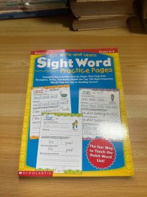 100 Write-And-Learn Sight Word Practice Pages 16开
