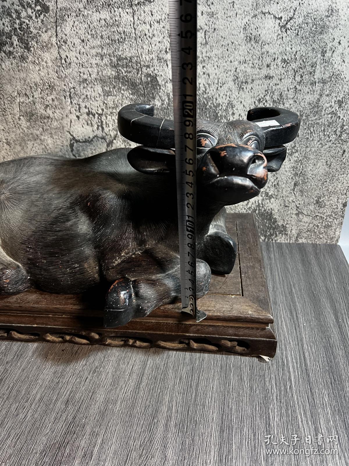 老紫砂大水牛摆件y