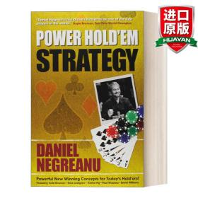 英文原版 Power Hold'em Strategy  德州撲克超級戰略 英文版 進口英語原版書籍