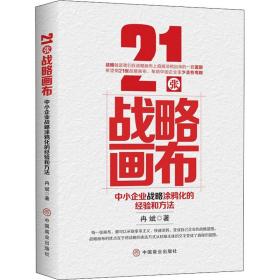 新华正版 21张战略画布 中小企业战略涂鸦化的经验和方法 冉斌 9787520818032 中国商业出版社
