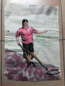 时期人物画，55×39