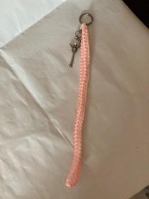 鑰匙鏈（淺粉色，帶一魔法棒裝飾，34cm）