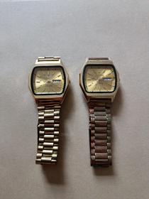 手表2塊合售：CITIZEX AUTOMATIC 西鐵城自動機械手表 帶日歷【22】