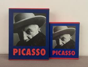【希见8开大册】毕加索画集Pablo Picasso（1881-1973）两册全 布面精装带函 铜版纸精印 德国印刷出版 收录毕加索作品最全的一套画集【净重：5.55公斤】大本价格2800/小本价格1450