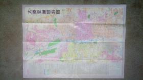 旧地图-山西省导游图太原交通导游图(2008年1月11印)4开8品