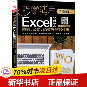 全新正版！全图解Excel 2016图表、公式、函数与数据分析 全彩视听版卢源9787113246679中国铁道出版社
