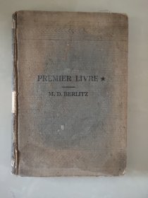 PREMIER LIVRE POUR L'ENSEIGNEMENT DES LANGUES MODERNES (法文原版 精装1923年）