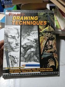 Framed Drawing Techniques 掌握圆珠笔石墨铅笔和视觉叙事数字工具 英文原版