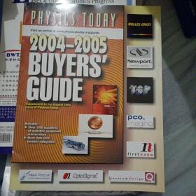 Physics today 2004-2005 buyets' guide