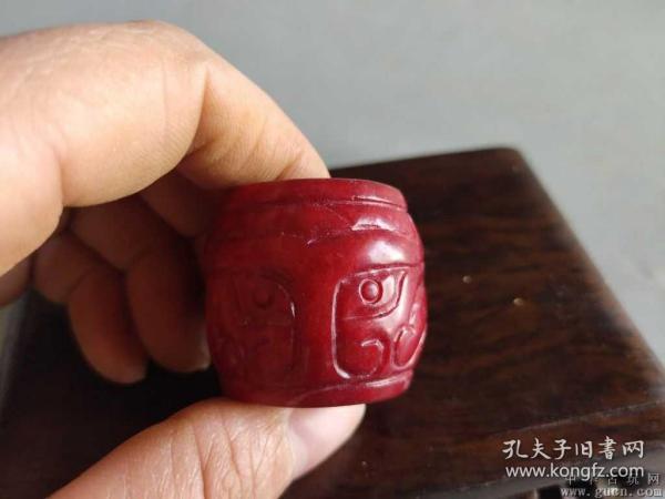 汉代红玉扳指