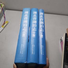 湖北省湖泊志 （上中下）