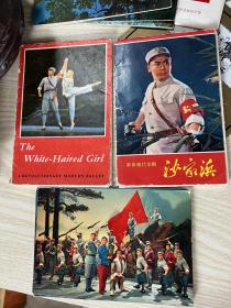 革命现代京剧沙家浜8张  外文版革命现代芭蕾舞剧白毛女 10张 革命现代京剧红 灯记8张，明信片