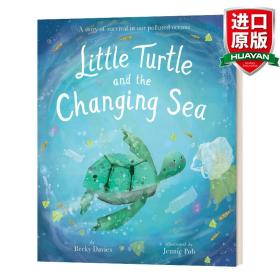 英文原版 Little Turtle Changing Sea 小海龟改变海 精装绘本 英文版 进口英语原版书籍