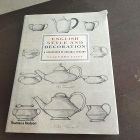 English Style and Decoration: A Sourcebook of Original Designs