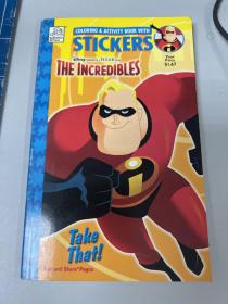 COLORING & ACTIVITY BOOK WITH STICKERS ENEP PRESENTS A PIXAR FILM THE INCREDIBLES