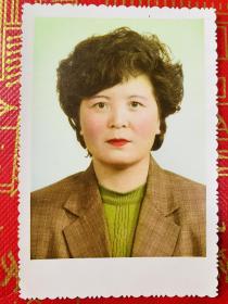 美女手工上色照片
