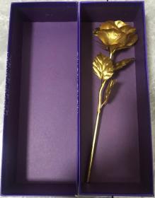 高檔禮品盒（18K金）鋁質花朵