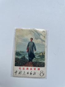 文革邮票毛主席去安源新票 颜色很好 保存一般
