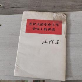 在扩大的中央工作会议的讲话