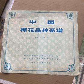 中国棉花品种系谱