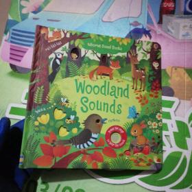 森林的声音 英文原版绘本 Usborne Woodland Sounds 奇妙触摸发声