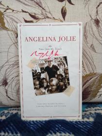 【美国著名影星 安吉丽娜•朱莉 Angelina Jolie 签名本 《NOTES FROM MY TRAVELS》】POCKET公司2003年出版。