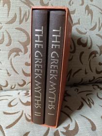 Greek myths by Robert Graves -- 罗伯特·格拉夫斯《希腊神话》Grahame Baker插画 Folio society 精装两卷本带书盒