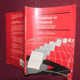 Company to Company ,Cambridge Professional English,student's Book,Andrew Littlejohn(有若干手写痕迹)